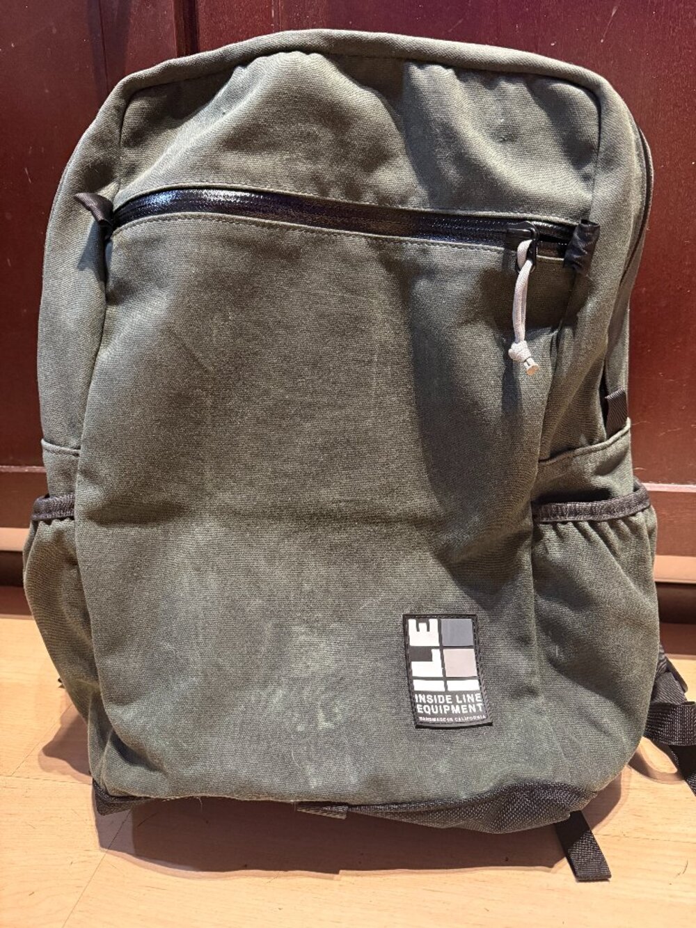 Inside Line Equipment Radius 21L Forest Waxed Canvas Backpack Made in USA